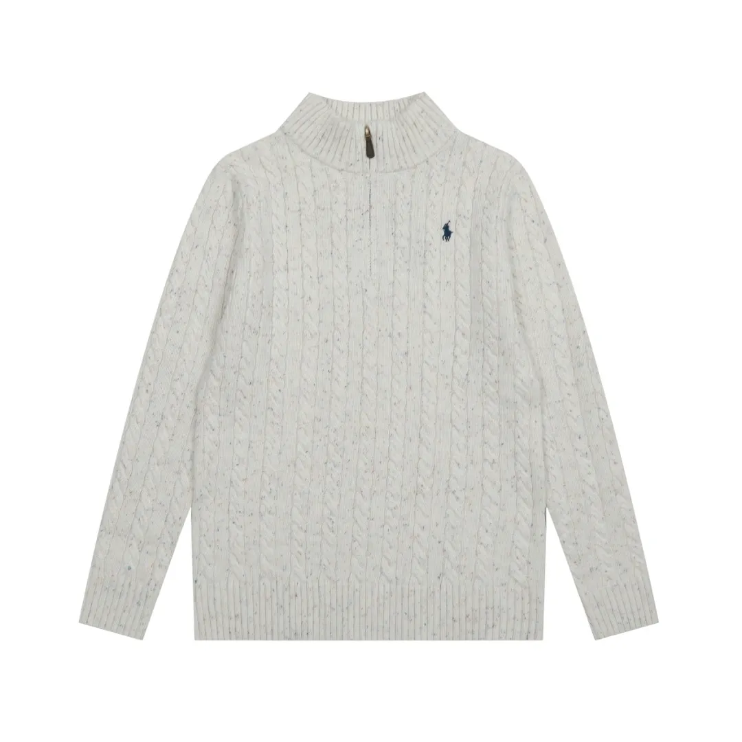P250 Top quality" Style number: DS038# [Ralph Lauren wool blended pony embroidered logo twist knitted half-zip sweater] ✅Ralph Lauren gradient multi-color dot versatile couple style knitted half-zip pullover sweater ✅15% merino cotton wool 85% wool blended custom laser buttons ✅ZP quality 1:1 pattern making Scan the code to enter the GF website Counter quality ✅Details and quality are the only one in Guangzhou. Imported quality wool, focusing on high-end, cost-effective. Needless to say good quality. ✅Restore the original version. The maximum size can be worn up to 160 pounds. Loose, comfortable and stress-free. ✅Zip down the lapel. Pull up the zipper to the half turtleneck. Easy to wear with any style. Christmas red